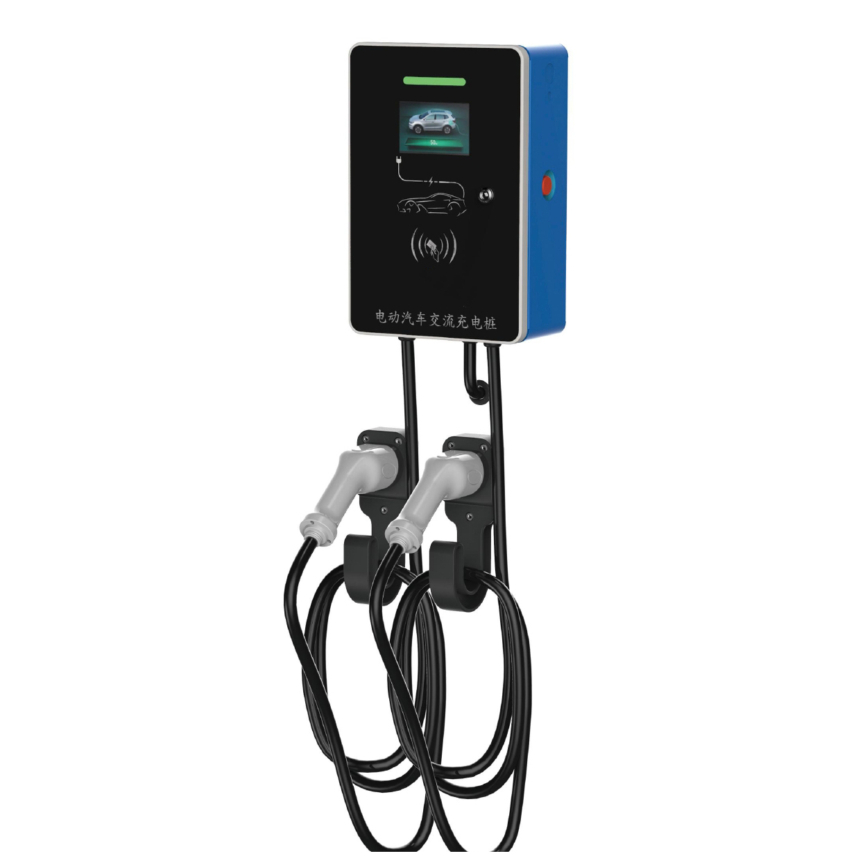 Wall Mount Dual Ports AC EV Charger